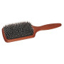 Hair brush with a rubber cushion, wide rectangular KELLER - 1