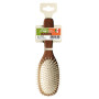 Hair brush beech wood handle with oval cushion, plastic needles IPPA - 1