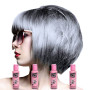 Crazy Color Semi Permanent Hair Colour Dye Cream by Renbow 027 Silver  CRAZY COLOR - 1