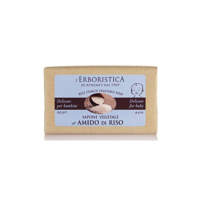Augalinis muilas Amido di Riso su ryžių krakmolu ERBORISTICA - 1