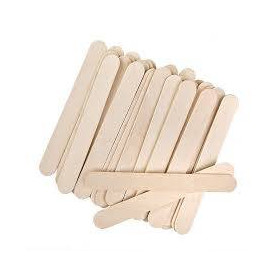 MINI LONG WOODEN SPATULA 100pcs Beautyforsale - 1