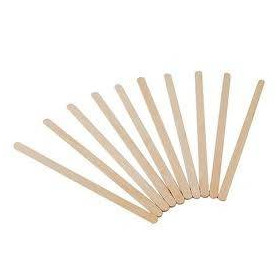 MINI LONG WOODEN SPATULA 100pcs Beautyforsale - 1