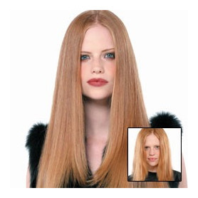 Natural straight hair extensions Balmain - 1