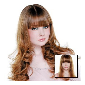 Natural stright hair extensions Balmain - 1