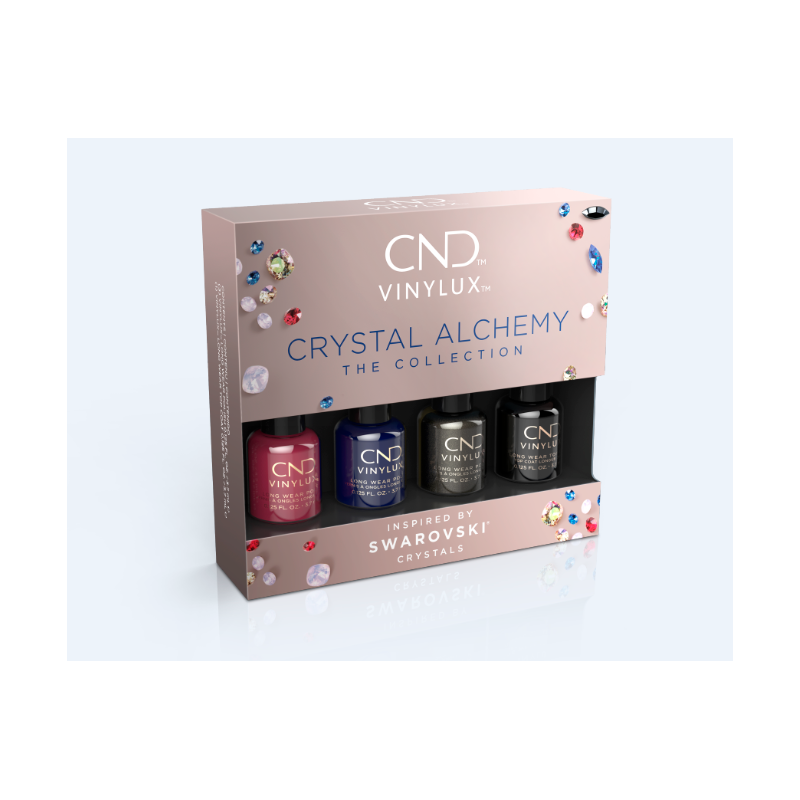 Cnd Vinylux Crystal Alchemy Pinky - Mini nagų lako rinkinys CND - 1