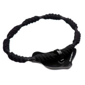 Medium size bird shape hair elastic with decoration in Black Kosmart - 1