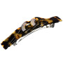 Medium size rectangular shape hair barrette in Tokyo dark Kosmart - 1