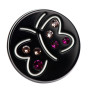 Small size round shape brooch in Black and white Kosmart - 2