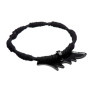 Medium size fox shape hair elastic with decoration in Black Kosmart - 2