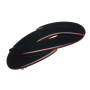 Medium size special ornament hair barrette in Black and Malboro red Kosmart - 1