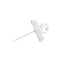 Small size flower shape Metal free earring in White Kosmart - 3