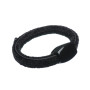 Small size regular shape hair elastic with decoration in Black Kosmart - 1