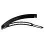 Medium size long and medium shape hair barrette in White and Black Kosmart - 2