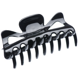 Large size regular shape hair jaw clip in Black Kosmart - 1