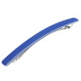 Medium size long and skinny shape Hair barrette in Blue and white Kosmart - 1