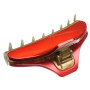 Medium size regular shape Hair claw clip in Red Kosmart - 2