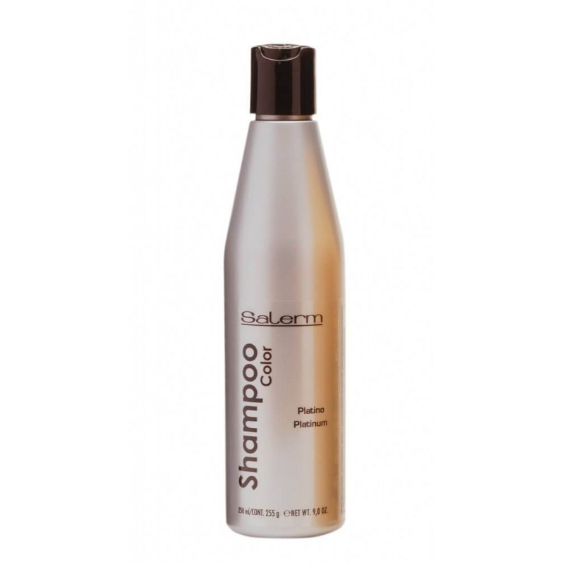 Shampo Platinum - dažantis ir spalvos intensyvumą palaikantis šampūnas Salerm - 1