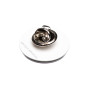 Small size round shape brooch in Black and white Kosmart - 3