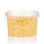 Yellow stripless depilation wax. Granules, 350 g PVC JAR DIM - 1