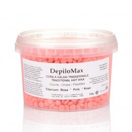350 gr./indelis rožinis karštas "extra" vaškas lašeliais depiliacijai DIM - 1