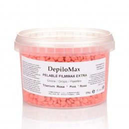 350 gr./indelis rožinis karštas FILMAX vaškas lašeliais depiliacijai DIM - 1