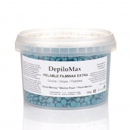 350 gr./indelis mėlynas su mikromika karštas FILMAX vaškas lašeliais depiliacijai DIM - 1