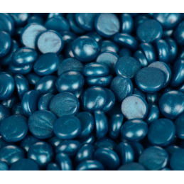 350 gr./indelis mėlynojo kobalto karštas FILMAX vaškas lašeliais depiliacijai DIM - 2