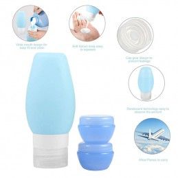 White reusable silicone container for cosmetic Comwell.pro - 3