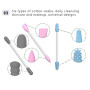 Blue reusable silicone cotton swabs Comwell.pro - 4