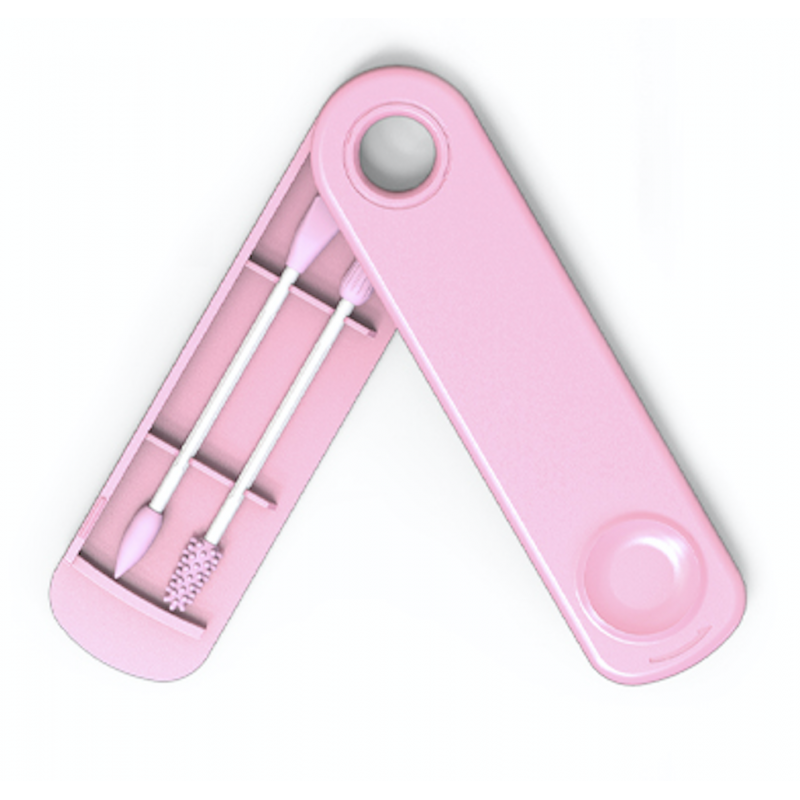 Pink reusable silicone cotton swabs Comwell.pro - 1