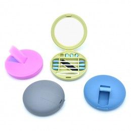 Grey reusable silicone kit with mirror Comwell.pro - 10