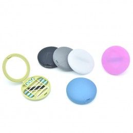 Pink reusable silicone kit with mirror Comwell.pro - 15