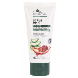EcoBios Aloe & Pomegranate Organic Face scrub 75 ml purifying - moisturizing ERBORISTICA - 1