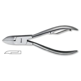 Nail nipper stainless steel, wire springs, HCL serie, size 10cm Kiepe - 1