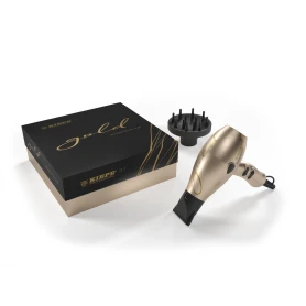 Hair Dryer GOLD 2400w diffuser included Kiepe - 1