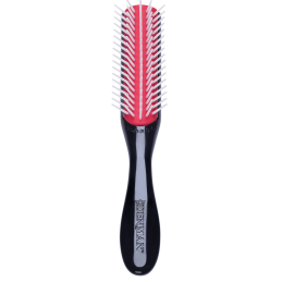 Denman black hairbrush with 5 row nylon pins DENMAN - 1