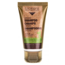 Biokera natura argan shampoo - plaukus atstatantis ir maitinantis šampūnas su argano aliejumi Salerm - 3