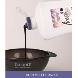 TESTER 10 ml. SALERM BIOKERA ULTRA VIOLET SHAMPOO Salerm - 1