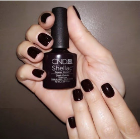 Shellac nail polish - DARK DAHLIA