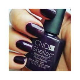 Shellac nail polish - PLUM PAISLEY