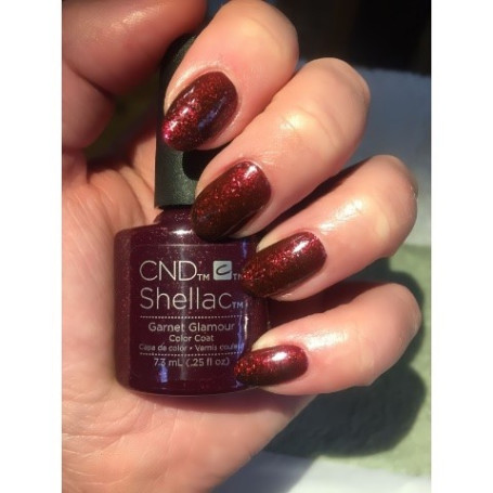 Shellac nail polish - GARNET GLAMOUR