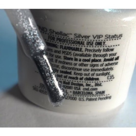 Shellac nail polish - SILVER VIP STATUS