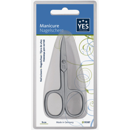 YES Solingen Nail scissors, 9 cm