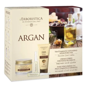 Box gift set Unisex L'Erboristica ORGANIC ARGAN OIL FACE & body TREATMENT