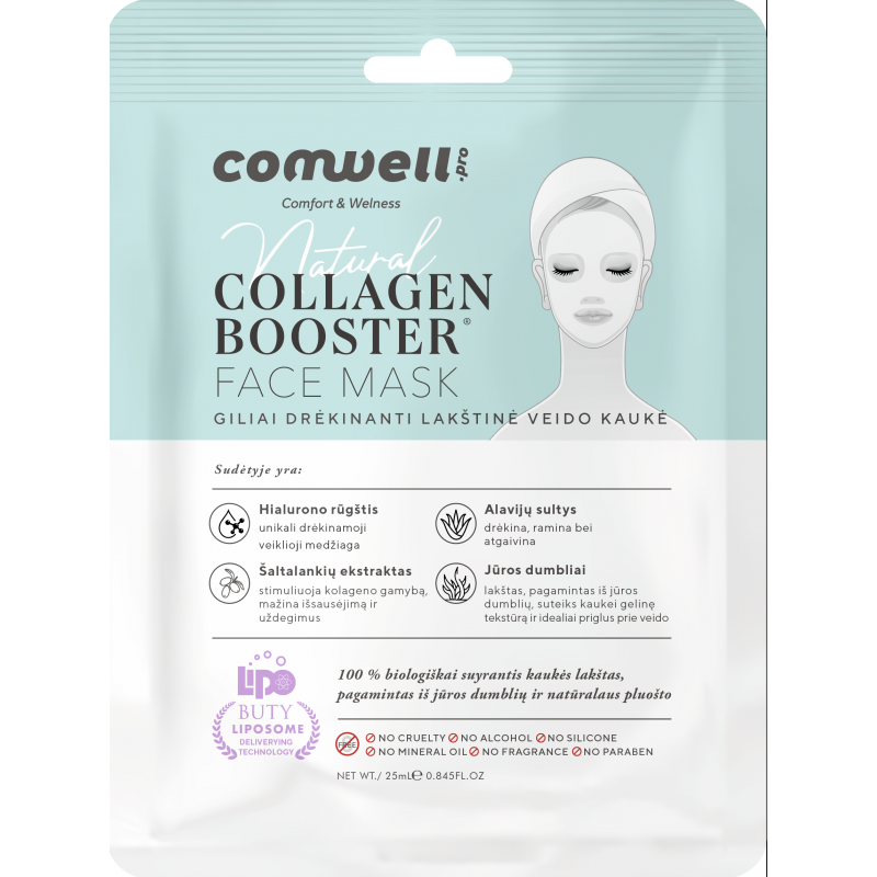 Comwell Natural Collagen Booster Face Mask, 25 ml