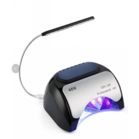 LED UV nail lamp 48W with table lamp , Mod. SN48T