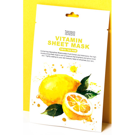 Tenzero Vitamin Sheet Mask, 25g