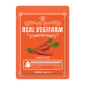 FORTHESKIN Super Food Real Vegifarm Double Shot Mask - Carrot, 23ml