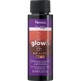 Fanola Glow & Glossy T.41 Demi-Permanent Hair Color Oil, Ammonia Free, 60ml