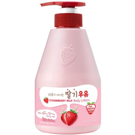 Kwailnara Strawberry Milk Body Lotion, 560ml